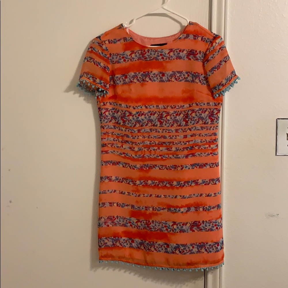 Peach dress